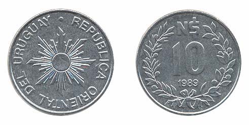 Uruguay KM93(U) 10 New Pesos