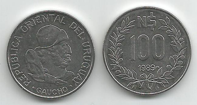 Uruguay KM96(U) 100 Nuevo Pesos