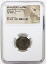 VABALATHUS(AUR)(AE3)NGC(XF) Roman AE of Vabalathus and Aurelian NGC(XF)