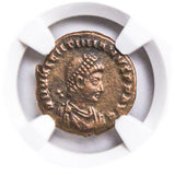 VALENTINIAN2ND(AE3)NGC(XF) Roman AE3 of Valentinian II (AD375-392)NGC(XF)