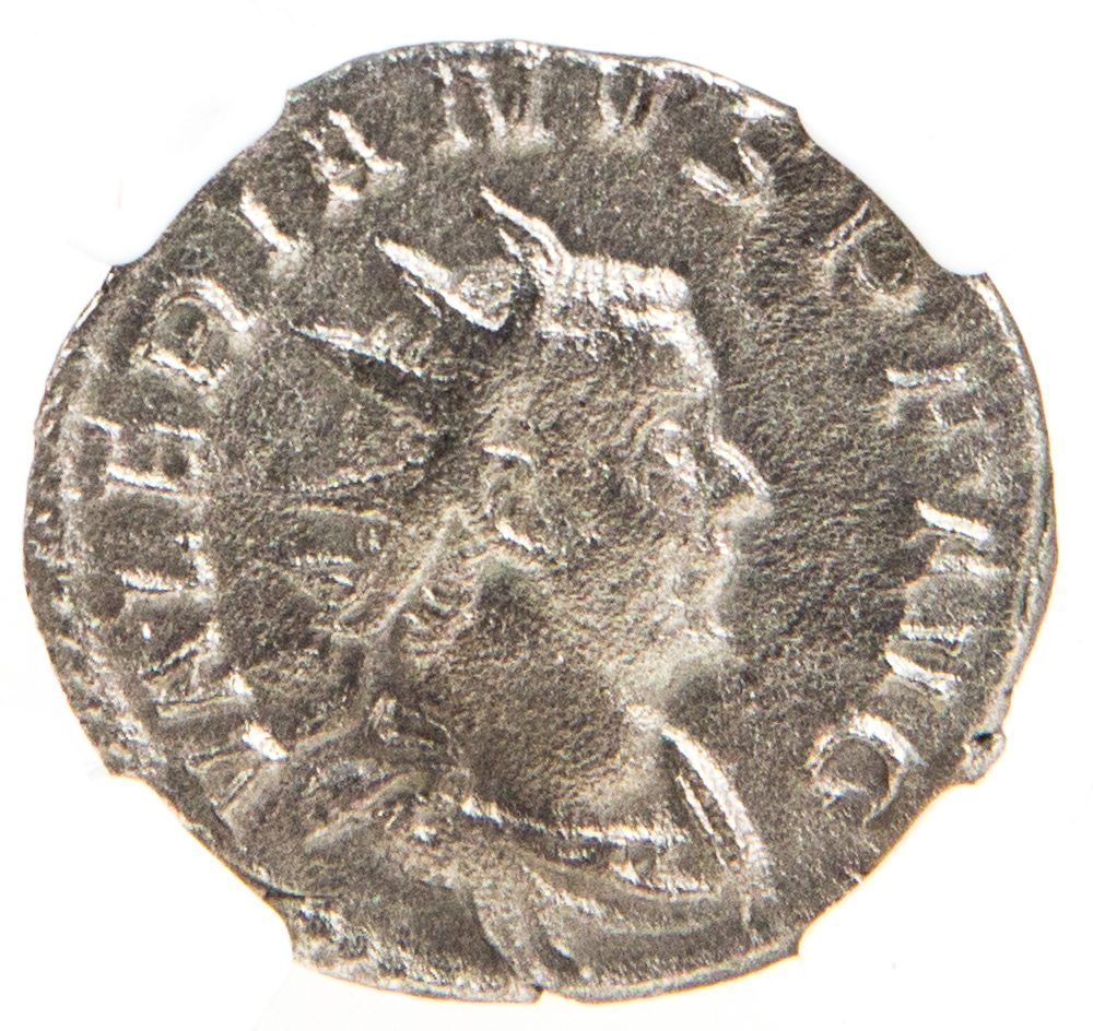 VALERIAN1ST(AR)NGC(F) Roman Silver Antoninianus of Valerian 1st (AD253-260) NGC(F)