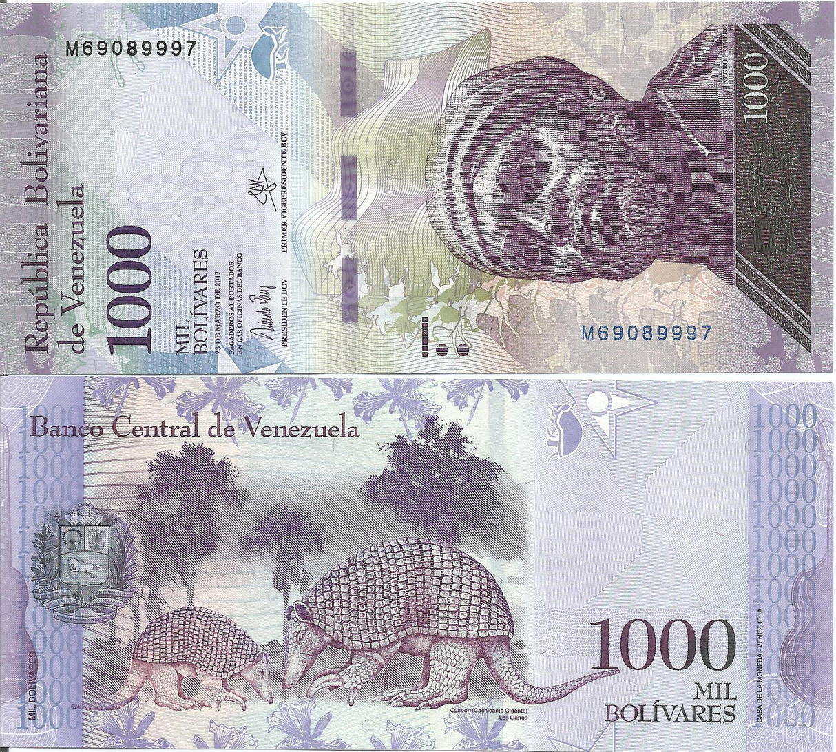 Venezuela P95(U) 1000 Bolivares