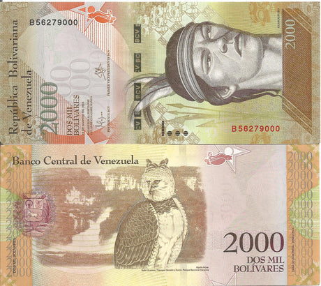 Venezuela P96(U) 2000 Bolivares