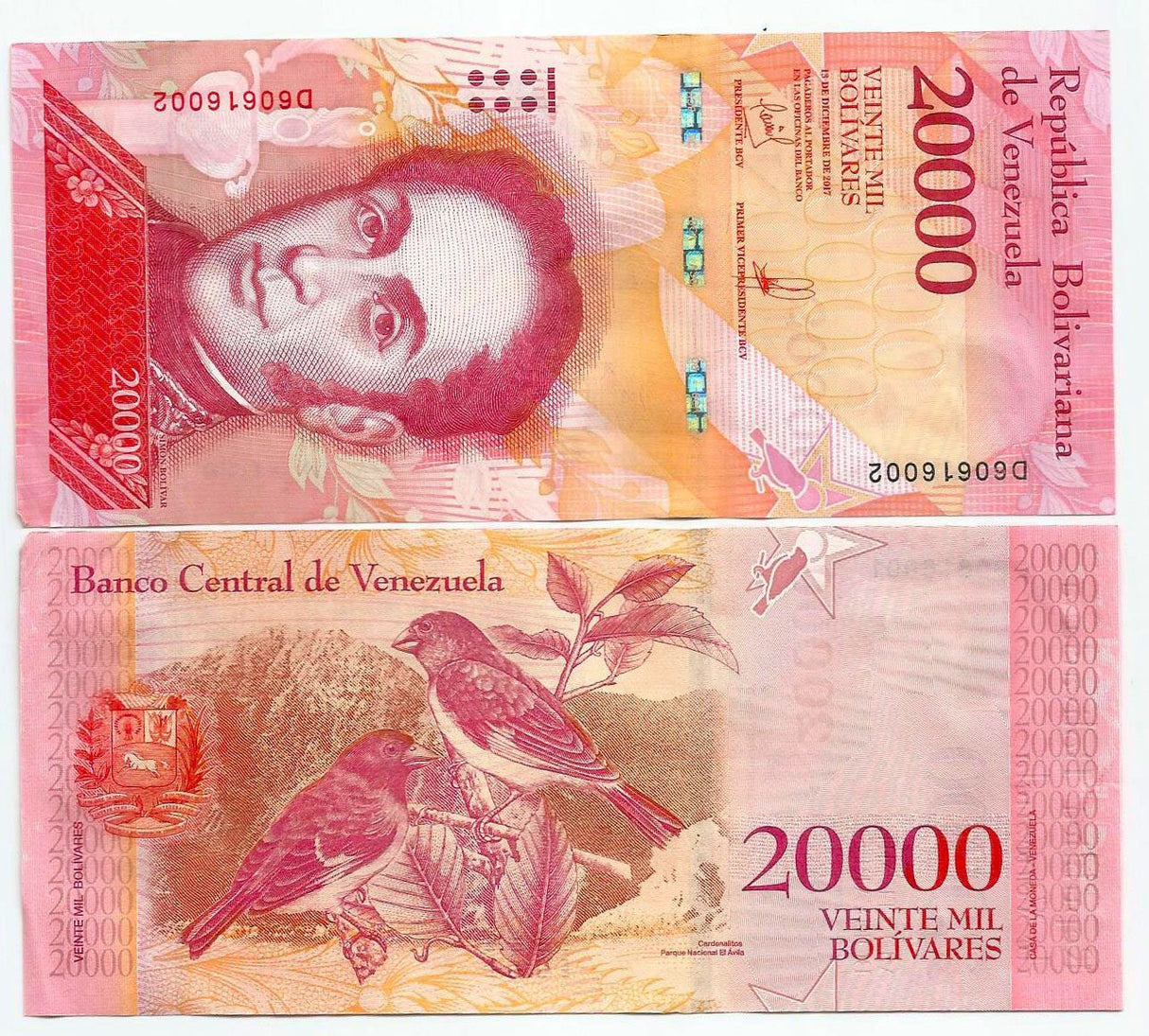 Venezuela P99(U) 20,000 Bolivares (2017)