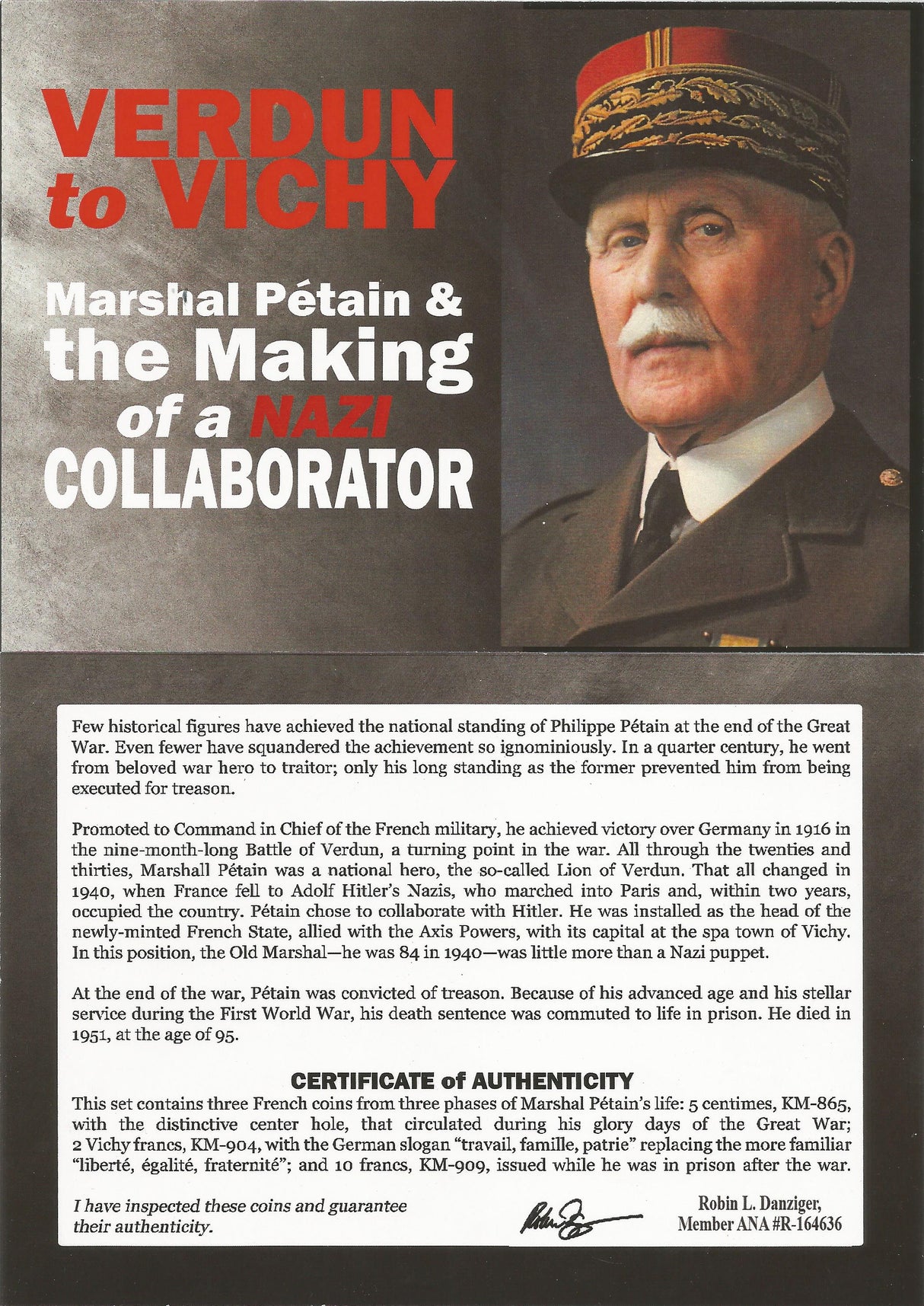 VERDUNALB Verdun to Vichy: Marshal Petain and the Making of a Collaborator (Album)