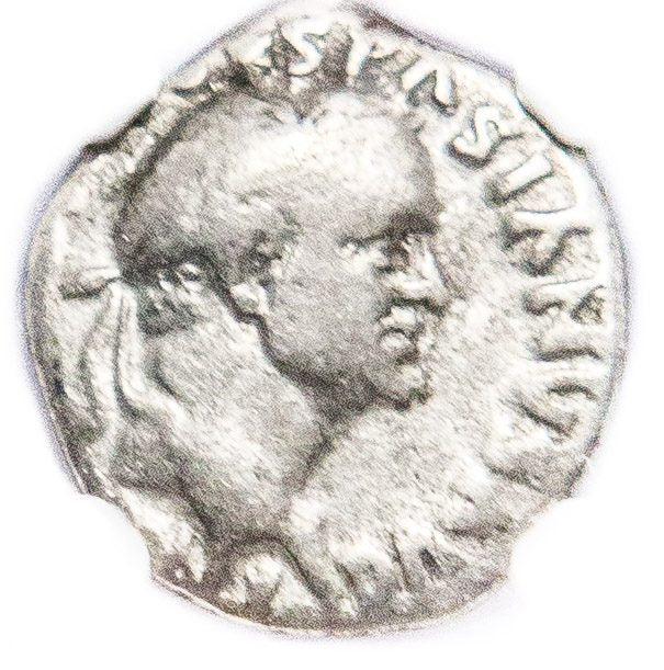 VESPASIAN(AR)NGC(LG) Vespasian Silver Antoninianus NGC Certified Slab(LG)