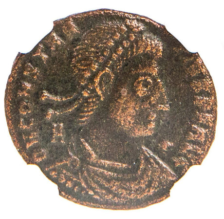 VETRANIO(AE3)NGC(VF) Roman AE of Vetranio NGC (AD350)(VF)