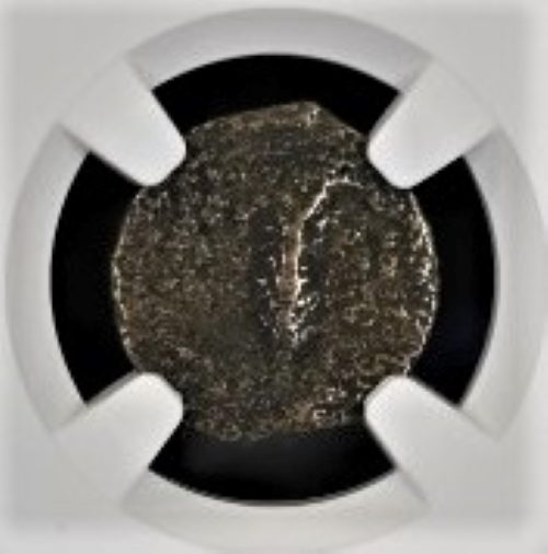 VGRATUS-NGC(MG) Valerius Gratus, Roman Prefect of Judaea Under Tiberius, 15-26 CE (NGC slab)(MG)