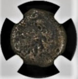 VGRATUS-NGC(MG) Valerius Gratus, Roman Prefect of Judaea Under Tiberius, 15-26 CE (NGC slab)(MG)