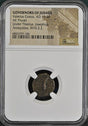 VGRATUS-NGC(MG) Valerius Gratus, Roman Prefect of Judaea Under Tiberius, 15-26 CE (NGC slab)(MG)