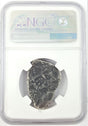 VLIEGENTHART-8R-NGC(NG) NGC certified 8-real fragment from the wreck of the Vliegenthart. Philip V, 1735.(NG)