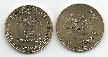 West African St. KM10(U) 10 Francs - Mali