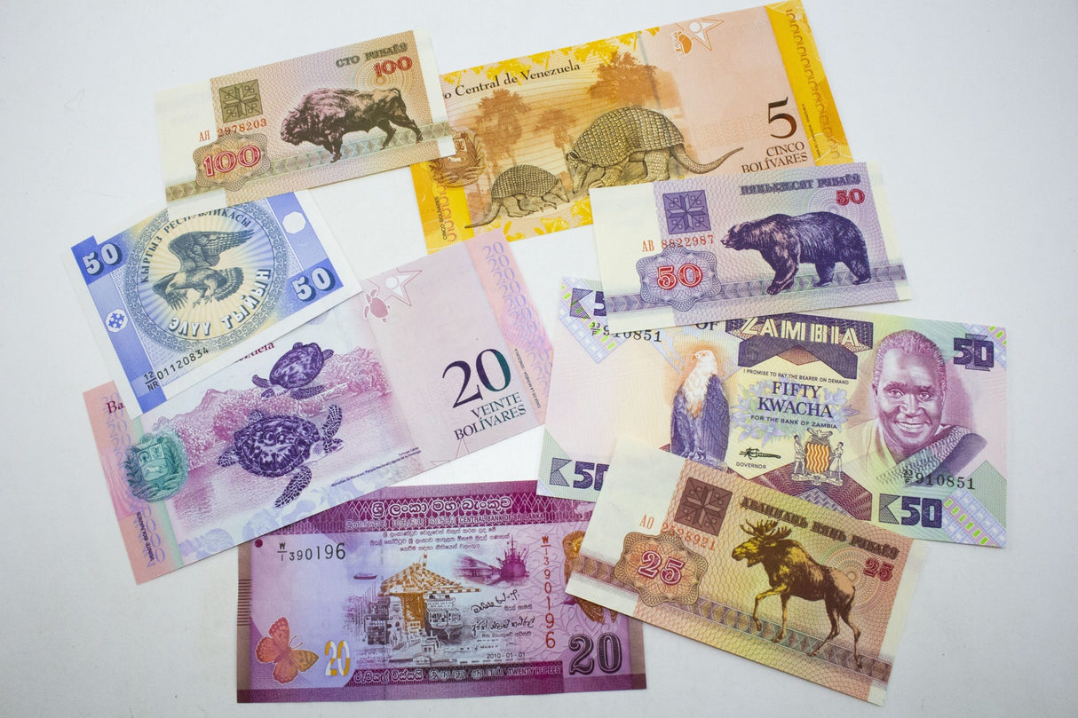 Wildlife: Eight Animal Banknotes (Billfold)