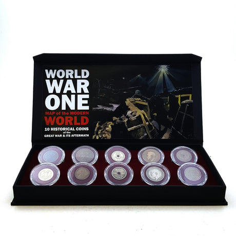 World War One and the Map of the Modern World (10 Coin Set) (WW1-10CNBOX)