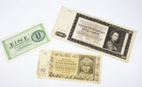 WWII: Invasion of Czechoslovakia (three banknotes)  (Billfold) (WW2-CZECH-BF)