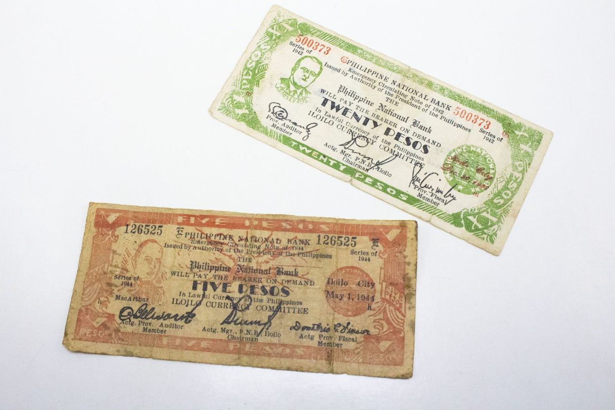 Liberation of the Philippines: Two Guerilla Notes  (Billfold)