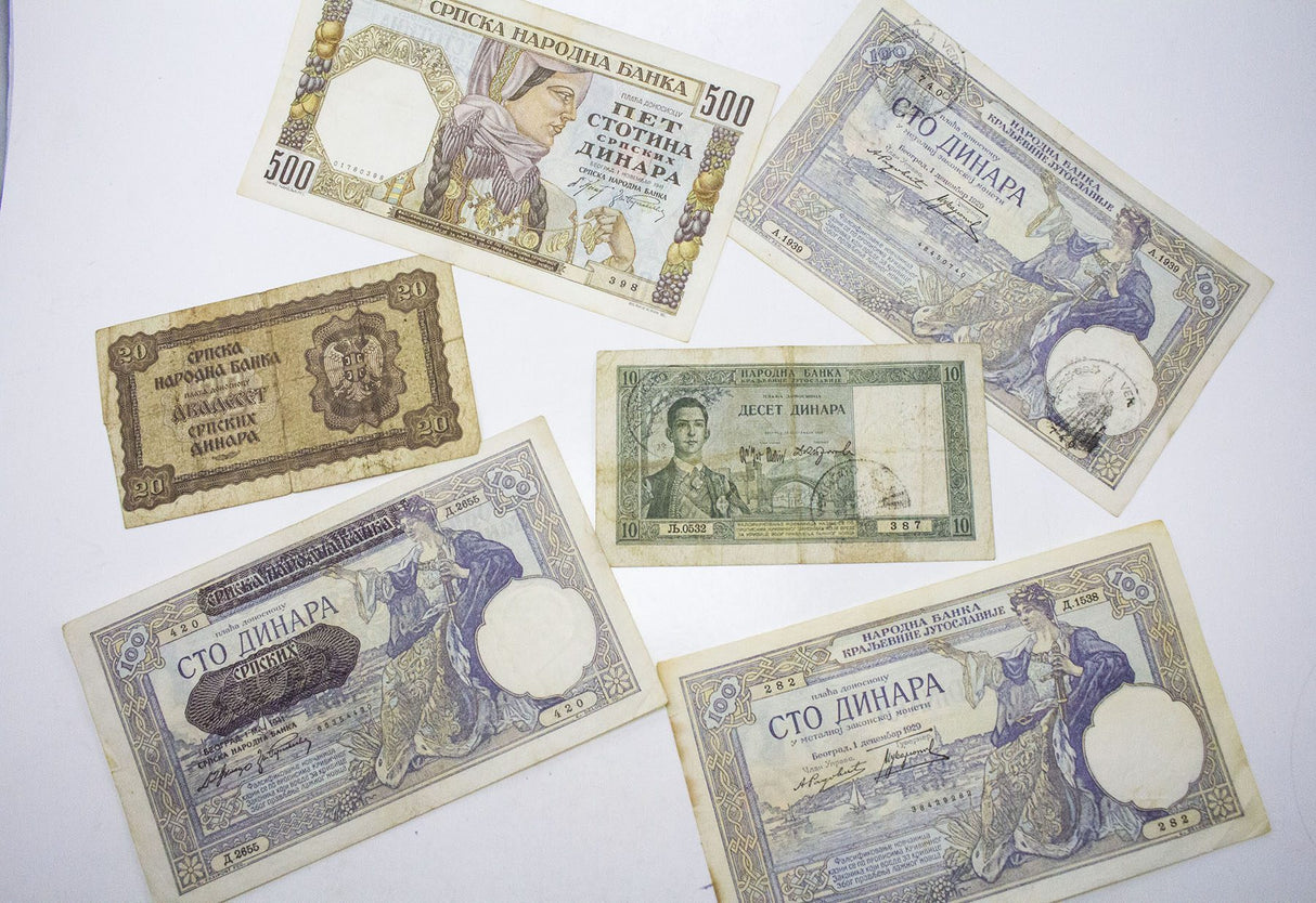 WWII: Invasion of Yugoslavia (six banknote)  (Billfold)