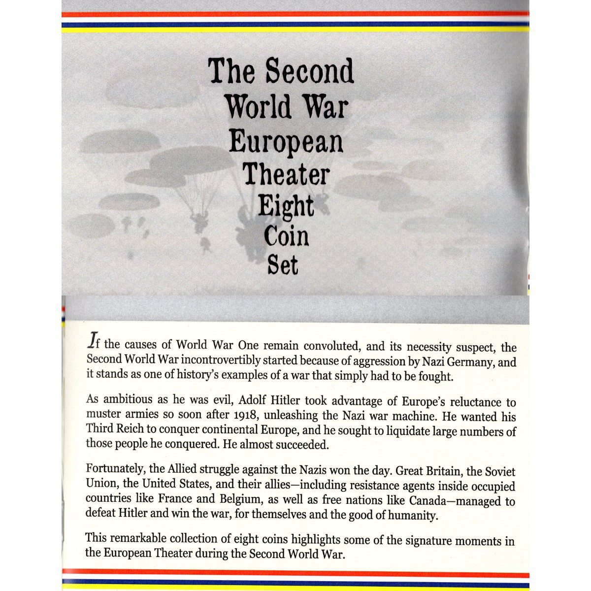 Triumph & Tragedy Box: The Second World War European Theater (WWII) (Eight-Coin Box)