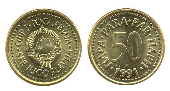 Yugoslavia KM141(U) 50 Para