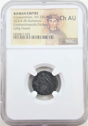 Roman Silver Denarius of Commodus (AD 177-192) NGC(VF